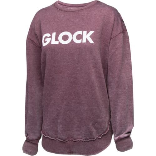 Glock AP95899 Retro Fleece Women's Maroon Long Sleeve XL Glock AP95899 Retro Fleece Women's Maroon Long Sleeve XL