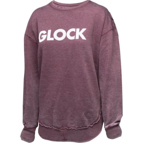 Glock AP95899 Retro Fleece Women's Maroon Long Sleeve XL Glock AP95899 Retro Fleece Women's Maroon Long Sleeve XL