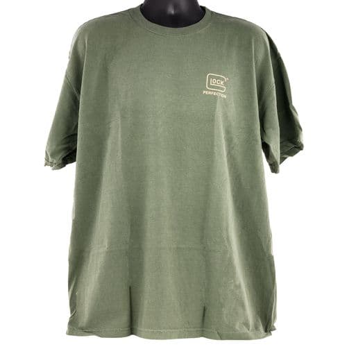Glock AA75151 Perfection T-Shirt Green Large Short Sleeve Glock AA75151 Perfection T-Shirt Green Large Short Sleeve