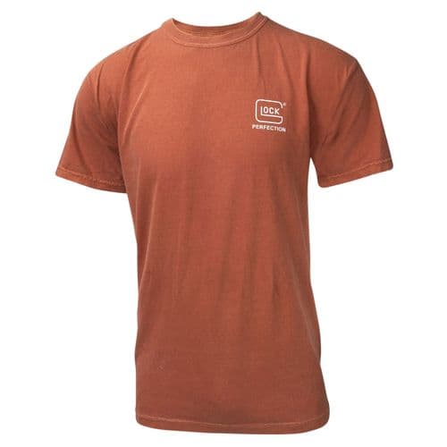 Glock AA75115 Carry With Confidence T-Shirt Rust Orange 2XL Short Sleeve Glock AA75115 Carry With Confidence T-Shirt Rust Orange 2XL Short Sleeve