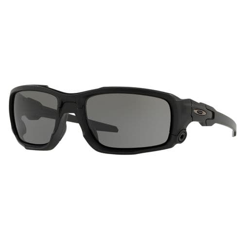 Oakley OO932901 Ballistic Shocktube 100% UV Rated Plutonite Gray Lens with Matte Black Frame & Unobtainium Temple Sleeves & Nose Piece for Adults Oakley OO932901 Ballistic Shocktube 100% UV Rated Plutonite Gray Lens with Matte Black Frame & Unobtainium Temple Sleeves & Nose Piece for Adults