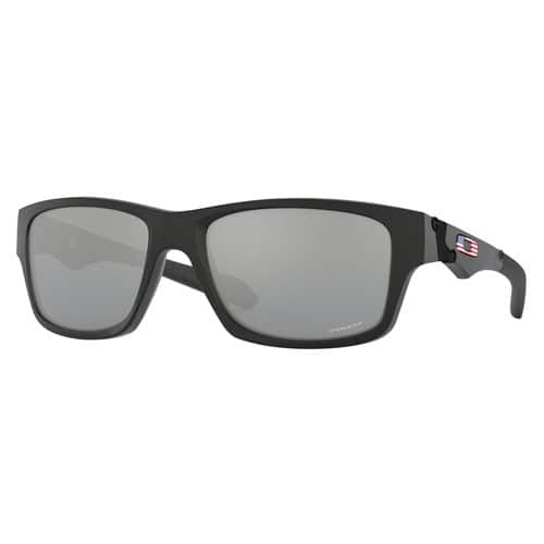 Oakley JUPITERSQUARED Standard Issue Jupiter Squared Prizm Black Lens with Matte Black Frame, USA Flag & Rubber Nose Piece for Adults Oakley JUPITERSQUARED Standard Issue Jupiter Squared Prizm Black Lens with Matte Black Frame, USA Flag & Rubber Nose Piece for Adults