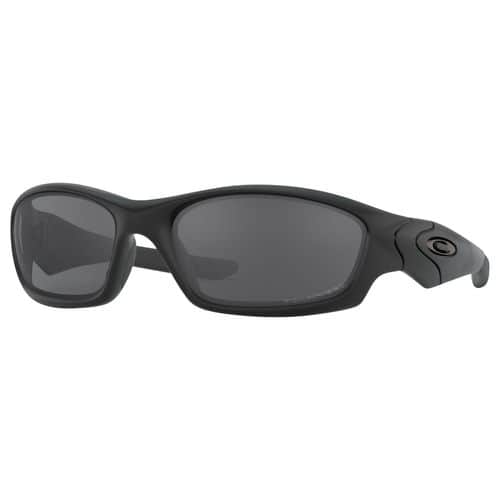Oakley STRAIGHTJACKET Straight Jacket High Definition Gray Lens with Matte Black Frame & Unobtainium Temple Sleeves & Nose Piece for Adults Oakley STRAIGHTJACKET Straight Jacket High Definition Gray Lens with Matte Black Frame & Unobtainium Temple Sleeves & Nose Piece for Adults