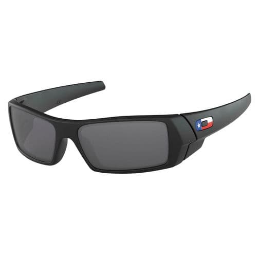 Oakley GASCAN Gascan Twin Toric Iridium Black Lens with Matte Black Frame & Texas Flag for Adults Oakley GASCAN Gascan Twin Toric Iridium Black Lens with Matte Black Frame & Texas Flag for Adults