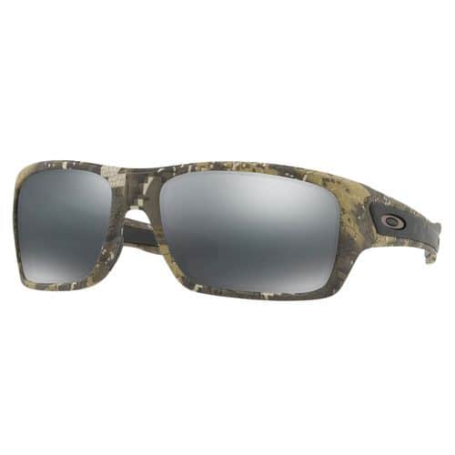 Oakley TURBINE Turbine Twin Toric Iridium Black Lens with Desolve Bare Camo Frame & Unobtainium Temple Sleeves & Nose Piece for Adults Oakley TURBINE Turbine Twin Toric Iridium Black Lens with Desolve Bare Camo Frame & Unobtainium Temple Sleeves & Nose Piece for Adults