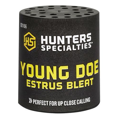 Hunters Specialties Young Doe Estrus Can Call Doe Sounds Attracts Deer Black - 00166 Hunters Specialties Young Doe Estrus Can Call Doe Sounds Attracts Deer Black - 00166