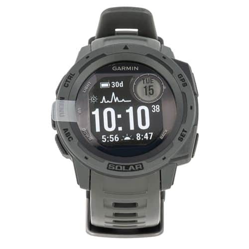 Garmin 0100229310 Instinct Solar Watch Graphite Solar iPhone/Android Bluetooth/ANT+ Garmin 0100229310 Instinct Solar Watch Graphite Solar iPhone/Android Bluetooth/ANT+