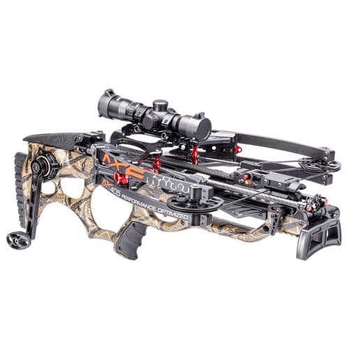 Axe Crossbows AX40001 AX405 Package Black w/Camo Stock 27.75"-32" Axe Crossbows AX40001 AX405 Package Black w/Camo Stock 27.75"-32"