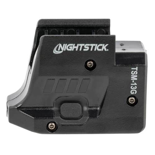 Nightstick TSM13G Subcompact Weapon Light w/Laser Sig P365/XL/SAS 150 Lumens Output White LED Light Green Laser 104 Meters Beam Matte Black Polymer 2 Nightstick TSM13G Subcompact Weapon Light w/Laser Sig P365/XL/SAS 150 Lumens Output White LED Light Green Laser 104 Meters Beam Matte Black Polymer 2