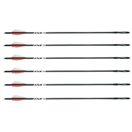 Axe Crossbows AX10001 AX405 Black/Red/White 17.50" Aluminum 6 Pack Axe Crossbows AX10001 AX405 Black/Red/White 17.50" Aluminum 6 Pack