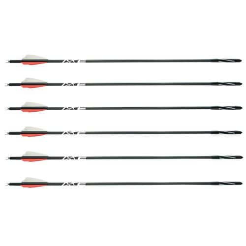 Axe Crossbows AX10001 AX405 Black/Red/White 17.50" Aluminum 6 Pack Axe Crossbows AX10001 AX405 Black/Red/White 17.50" Aluminum 6 Pack