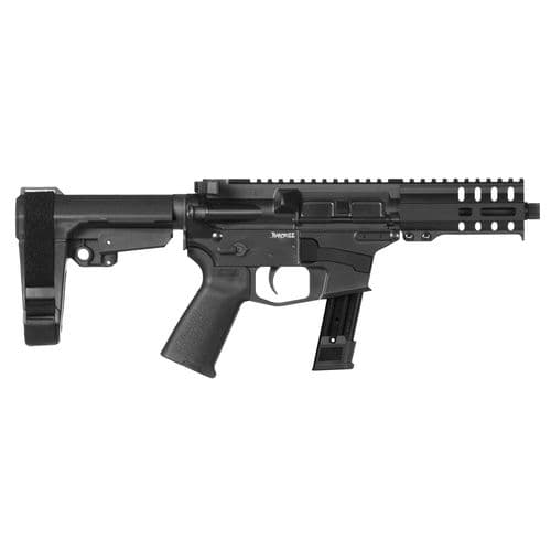 CMMG 92A17DA-GB Banshee 300 MK17 9mm Luger 5" 21+1 Graphite Black Cerakote Receiver CMMG 6 Position RipBrace Stock CMMG 92A17DA-GB Banshee 300 MK17 9mm Luger 5" 21+1 Graphite Black Cerakote Receiver CMMG 6 Position RipBrace Stock