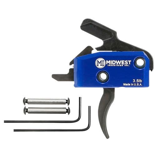 Midwest Industries MITRIGGERC AR-15 AR Platform Drop-In Curved Trigger 3.50 lbs Midwest Industries MITRIGGERC AR-15 AR Platform Drop-In Curved Trigger 3.50 lbs