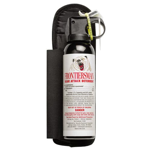 Sabre FBAD04 Sabre Bear Spray W/Holster Capsaicin 30 ft Range 7.9oz Sabre FBAD04 Sabre Bear Spray W/Holster Capsaicin 30 ft Range 7.9oz