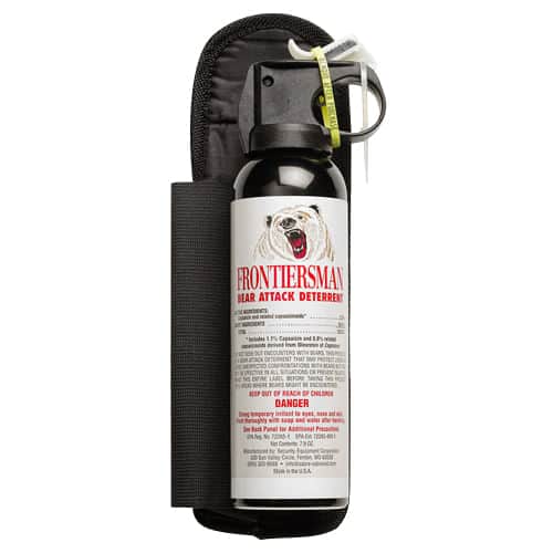 Sabre FBAD04 Sabre Bear Spray W/Holster Capsaicin 30 ft Range 7.9oz Sabre FBAD04 Sabre Bear Spray W/Holster Capsaicin 30 ft Range 7.9oz