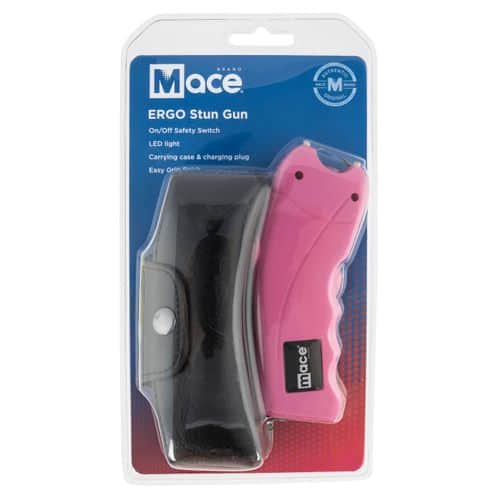 Mace 80814 Ergo Stun Gun with Holder Pink Rubber Mace 80814 Ergo Stun Gun with Holder Pink Rubber