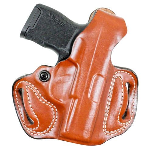DeSantis Gunhide 085TAY1Z0 Thumb Brake Mini Slide Tan Saddle Leather OWB Springfield XD-S 3.3" Right Hand DeSantis Gunhide 085TAY1Z0 Thumb Brake Mini Slide Tan Saddle Leather OWB Springfield XD-S 3.3" Right Hand