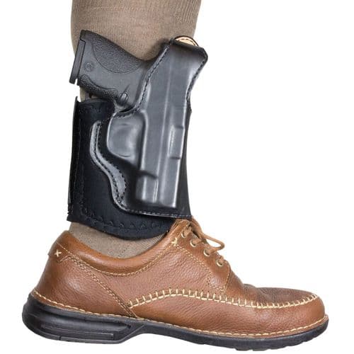 DeSantis Gunhide 014PC02Z0 Die Hard Rig Ankle Black Leather Fits Taurus 85 Fits S&W 36 Fits S&W 60 Fits 2-2.25" Barrel Right Hand DeSantis Gunhide 014PC02Z0 Die Hard Rig Ankle Black Leather Fits Taurus 85 Fits S&W 36 Fits S&W 60 Fits 2-2.25" Barrel Right Hand