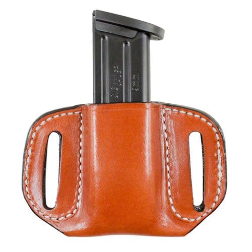 DeSantis Gunhide A84TJYYZ0 Reliant Mag Pouch OWB fits Glock 43 1.75" Belt Tan Steer Hide DeSantis Gunhide A84TJYYZ0 Reliant Mag Pouch OWB fits Glock 43 1.75" Belt Tan Steer Hide
