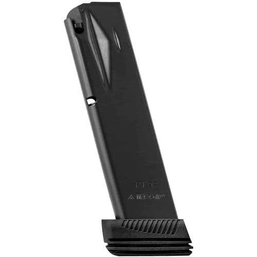 Mec-Gar MGPT9220DPS OEM Blued with Anti-Friction Coating Detachable with Drop Protection System 20rd for 9mm Luger Taurus PT-99, PT-92 Mec-Gar MGPT9220DPS OEM Blued with Anti-Friction Coating Detachable with Drop Protection System 20rd for 9mm Luger Taurus PT-99, PT-92