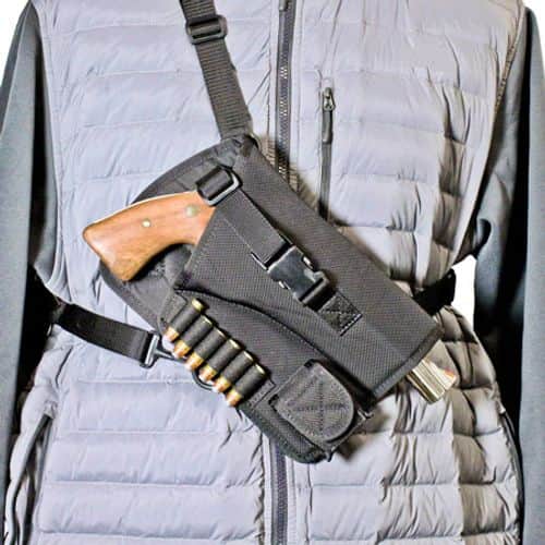 DeSantis Gunhide M72BALRZ0 Yukon Hunting Rig Black Nylon Shoulder Ruger GP100 4" Right Hand DeSantis Gunhide M72BALRZ0 Yukon Hunting Rig Black Nylon Shoulder Ruger GP100 4" Right Hand