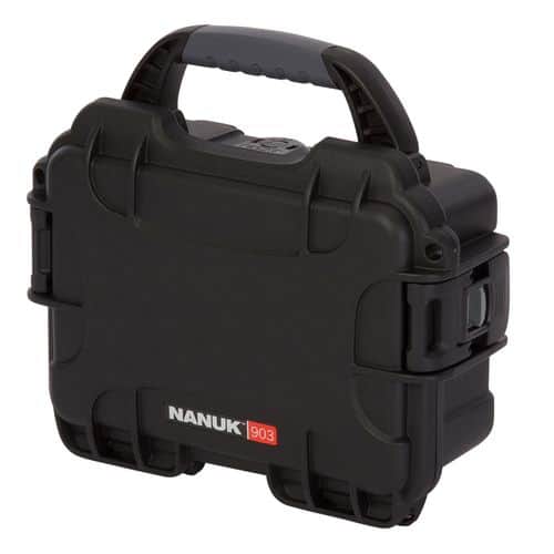Nanuk 903-1001 903 Case Black Interior 7.40" L x 4.90" W x 3.10" H Polymer Nanuk 903-1001 903 Case Black Interior 7.40" L x 4.90" W x 3.10" H Polymer