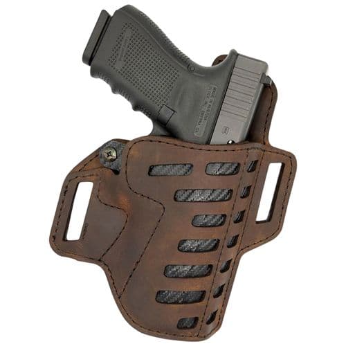 Versacarry C22131 Compound Distressed Brown Buffalo Leather OWB Most SubCompact Right Hand Versacarry C22131 Compound Distressed Brown Buffalo Leather OWB Most SubCompact Right Hand