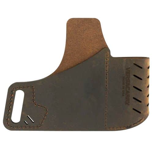 Versacarry 62102 Commander Distressed Brown Buffalo Leather OWB Sig P365 Right Hand Size 2 Versacarry 62102 Commander Distressed Brown Buffalo Leather OWB Sig P365 Right Hand Size 2