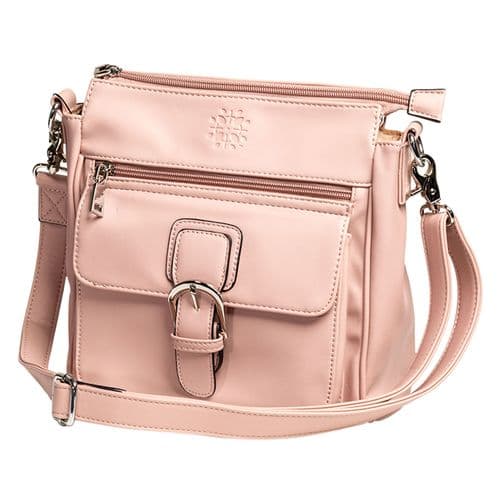 Tactica TT-PR-GB006-PK Designer Conceal Carry Purse Blush Pink Shoulder Ambidextrous Hand Tactica TT-PR-GB006-PK Designer Conceal Carry Purse Blush Pink Shoulder Ambidextrous Hand