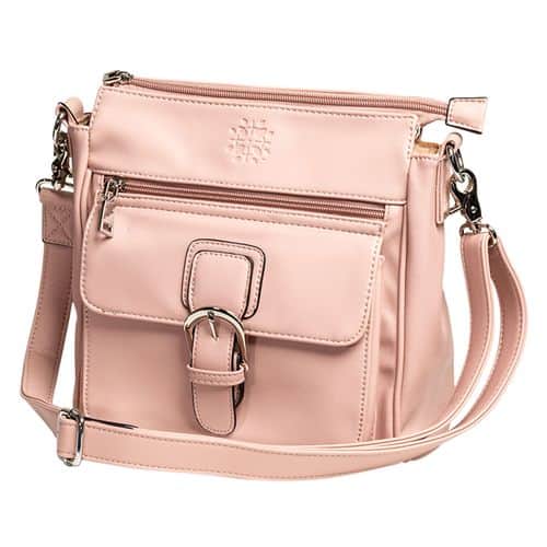 Tactica TT-PR-GB006-PK Designer Conceal Carry Purse Blush Pink Shoulder Ambidextrous Hand Tactica TT-PR-GB006-PK Designer Conceal Carry Purse Blush Pink Shoulder Ambidextrous Hand
