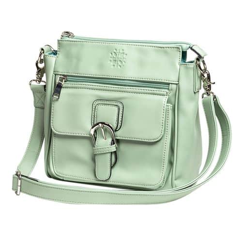Tactica TT-PR-GB006-GN Designer Conceal Carry Purse Pistachio Green Shoulder Ambidextrous Hand Tactica TT-PR-GB006-GN Designer Conceal Carry Purse Pistachio Green Shoulder Ambidextrous Hand