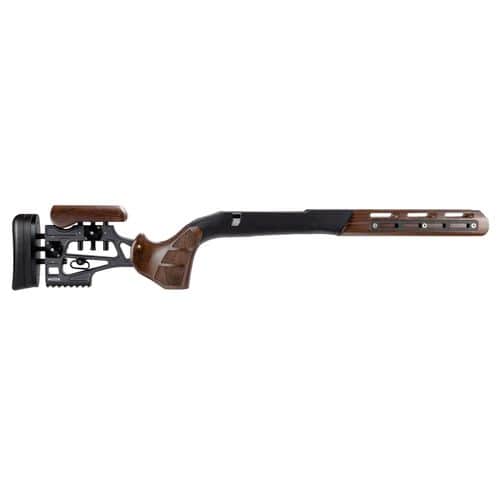 Woox SH.CHS001.09 Furiosa Chassis Walnut Aluminum Chassis with Adjustable Cheek Short Action Right Hand for Remington 700 M5 BDM Woox SH.CHS001.09 Furiosa Chassis Walnut Aluminum Chassis with Adjustable Cheek Short Action Right Hand for Remington 700 M5 BDM