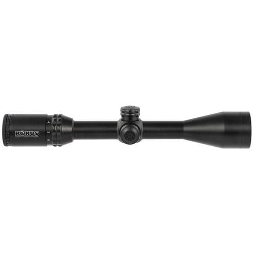 Konus 7279 KonusPro 275 Matte Black 3-10x40mm 1" Tube Illuminated Red/Blue Dual Engraved 275 Ballistic Dot Reticle Konus 7279 KonusPro 275 Matte Black 3-10x40mm 1" Tube Illuminated Red/Blue Dual Engraved 275 Ballistic Dot Reticle