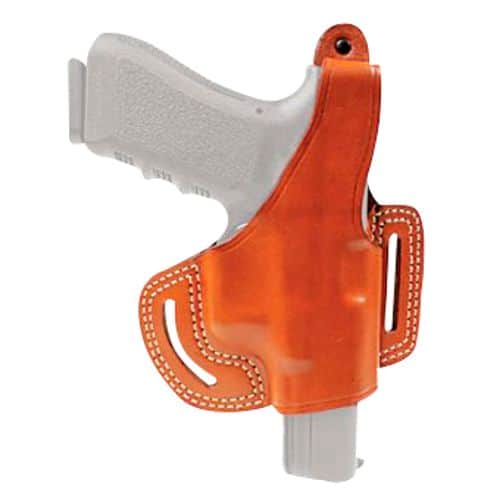 Blackhawk 421103BNR Belt Slide with Thumb Brake Brown Leather OWB fits Glock 20,21,29,30,37-39 Right Hand Blackhawk 421103BNR Belt Slide with Thumb Brake Brown Leather OWB fits Glock 20,21,29,30,37-39 Right Hand