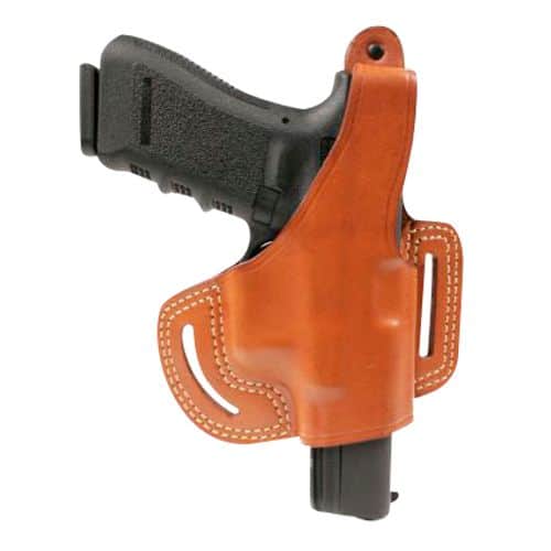 Blackhawk 421128BNR Belt Slide with Thumb Brake Brown Leather OWB S&W M&P Right Hand Blackhawk 421128BNR Belt Slide with Thumb Brake Brown Leather OWB S&W M&P Right Hand