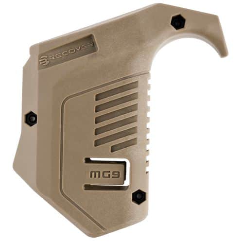 Recover Tactical MG9T Angled Mag Pouch Picatinny Rail fits Glock Magazines Tan Polymer Recover Tactical MG9T Angled Mag Pouch Picatinny Rail fits Glock Magazines Tan Polymer