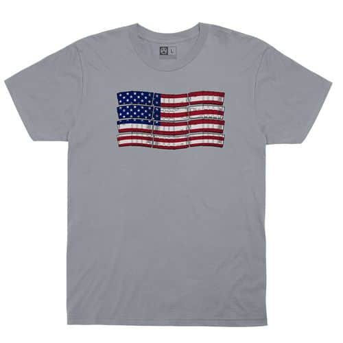 Magpul MAG1180-040-S PMag-Flag T-Shirt Silver Small Short Sleeve Magpul MAG1180-040-S PMag-Flag T-Shirt Silver Small Short Sleeve