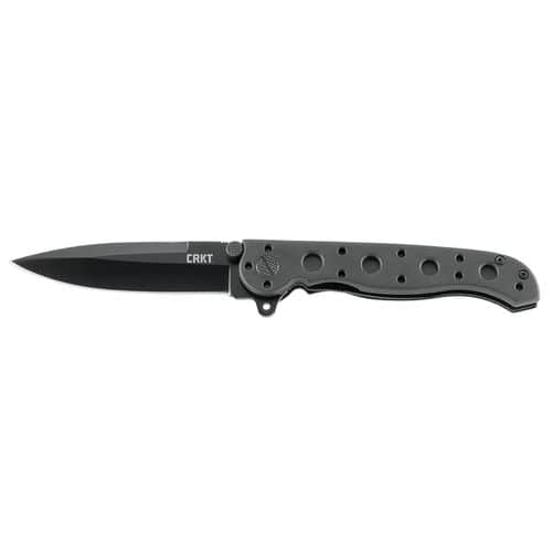 CRKT M16-01KZ M16 01KZ 3.13" Folding Spear Point Plain Black EDP 8Cr13MoV SS Blade GRN Black Handle CRKT M16-01KZ M16 01KZ 3.13" Folding Spear Point Plain Black EDP 8Cr13MoV SS Blade GRN Black Handle
