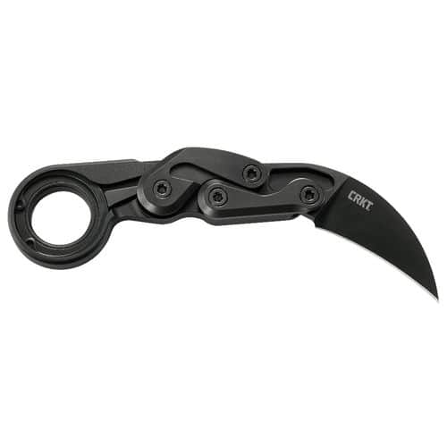 CRKT 4042 Provoke First Responder 2.41" Folding Plain Black TiN D2 Steel Blade Black Anodized Aluminum Handle CRKT 4042 Provoke First Responder 2.41" Folding Plain Black TiN D2 Steel Blade Black Anodized Aluminum Handle