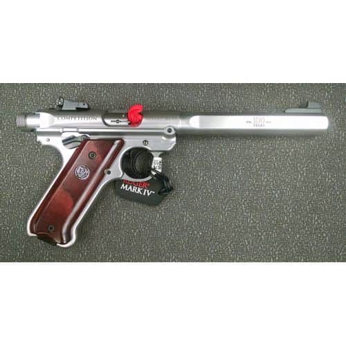 Ruger 100 Year 1 of 1000 made MKIV Target 22LR 6.9" 10+1 Stainless Steel Competition Pistol 40108 Ruger 100 Year 1 of 1000 made MKIV Target 22LR 6.9" 10+1 Stainless Steel Competition Pistol 40108