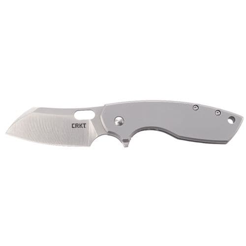 CRKT 5315 Pilar Large 2.67" Folding Plain Satin 8Cr13MoV SS Blade Stainless Steel Handle CRKT 5315 Pilar Large 2.67" Folding Plain Satin 8Cr13MoV SS Blade Stainless Steel Handle