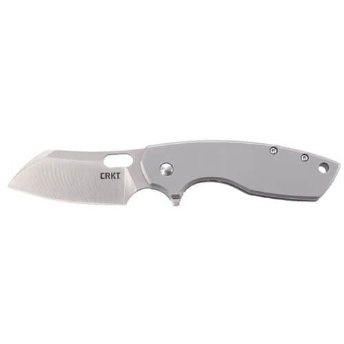 CRKT 5315 Pilar Large 2.67" Folding Plain Satin 8Cr13MoV SS Blade Stainless Steel Handle CRKT 5315 Pilar Large 2.67" Folding Plain Satin 8Cr13MoV SS Blade Stainless Steel Handle