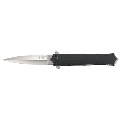 CRKT 2265 Xolotl 3.64" Folding Spear Point Plain Satin 1.4116 Blade G10 Black Handle CRKT 2265 Xolotl 3.64" Folding Spear Point Plain Satin 1.4116 Blade G10 Black Handle