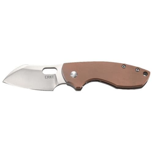 CRKT 5311CU Pilar 2.38" Folding Plain Satin 8Cr13MoV SS Blade Copper/Stainless Steel Handle CRKT 5311CU Pilar 2.38" Folding Plain Satin 8Cr13MoV SS Blade Copper/Stainless Steel Handle