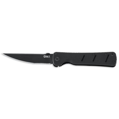 CRKT 2906 Otanashi noh Ken 4.52" Folding Clip Point Plain AUS8 SS Blade G10 Black Handle CRKT 2906 Otanashi noh Ken 4.52" Folding Clip Point Plain AUS8 SS Blade G10 Black Handle