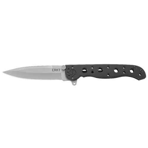 CRKT M16-01S M16 01S 3.06" Folding Spear Point Plain Bead Blasted 8Cr14MoV SS Blade Black Oxide Stainless Steel Handle CRKT M16-01S M16 01S 3.06" Folding Spear Point Plain Bead Blasted 8Cr14MoV SS Blade Black Oxide Stainless Steel Handle