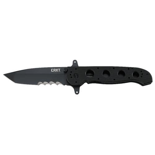 CRKT M16-14SFG M16 14SFG 3.99" Folding Tanto Veff Serrated Black TiCN 1.4116 Blade G10 Black Handle CRKT M16-14SFG M16 14SFG 3.99" Folding Tanto Veff Serrated Black TiCN 1.4116 Blade G10 Black Handle