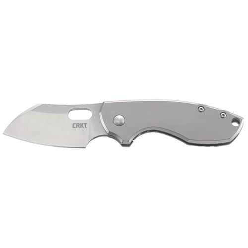 CRKT 5311 Pilar 2.40" Folding Plain Satin 8Cr13MoV SS Blade Bead Blasted Steel Handle CRKT 5311 Pilar 2.40" Folding Plain Satin 8Cr13MoV SS Blade Bead Blasted Steel Handle
