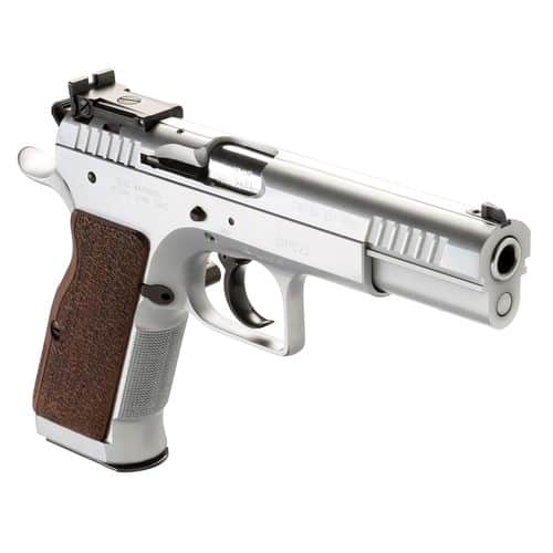 Tanfoglio IFG TF-LIMPRO-45 Limited Pro 45 ACP 4.80" 10+1 Hard Chrome Hard Chrome Brown Polymer Grip Tanfoglio IFG TF-LIMPRO-45 Limited Pro 45 ACP 4.80" 10+1 Hard Chrome Hard Chrome Brown Polymer Grip