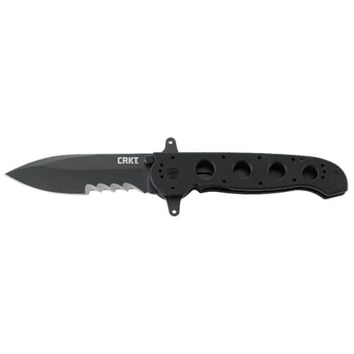 CRKT M21-14SFG M21 14SFG 3.99" Folding Spear Point Veff Serrated Black TiN 8Cr14MoV SS Blade G10 Black Handle CRKT M21-14SFG M21 14SFG 3.99" Folding Spear Point Veff Serrated Black TiN 8Cr14MoV SS Blade G10 Black Handle